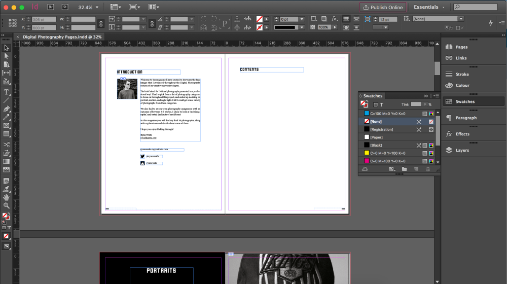 designing pages